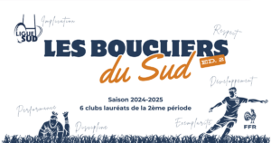 Bouclier du Sud  : les clubs lauréats de la fin de saison 2024-2025