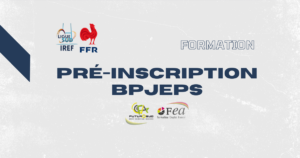 BP JEPS Rugby : pré-inscriptions ouvertes !