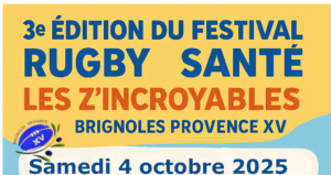 3ème édition du Festival Rugby à 5 Santé à Brignoles